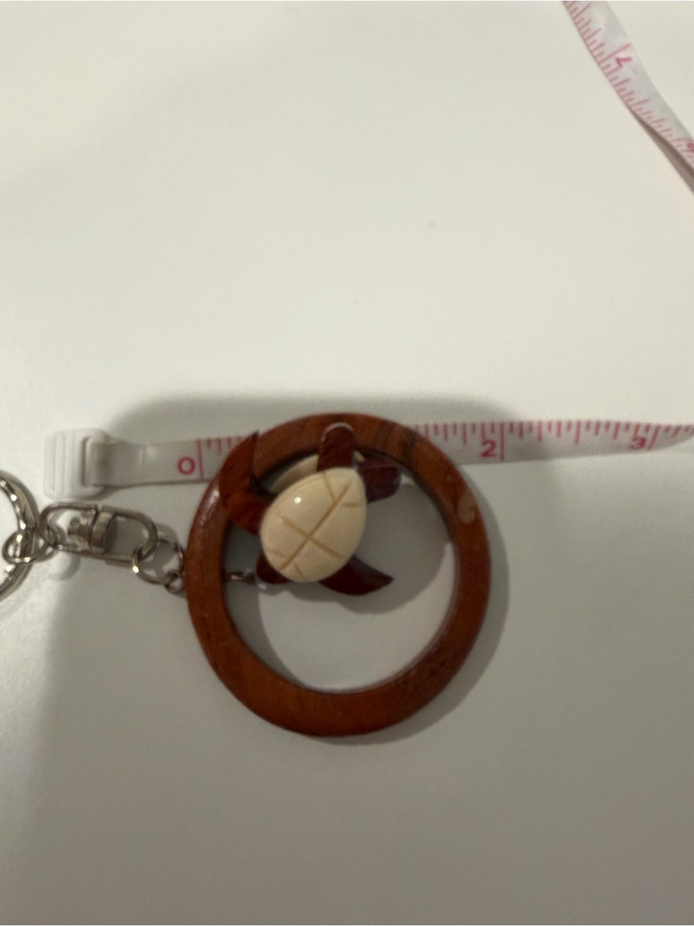Wooden Turtle Key Ring - Picture 4 of 4